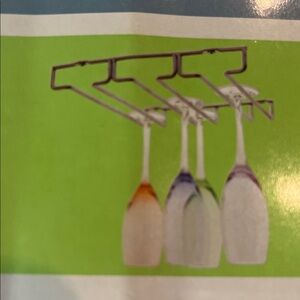 Real Organized Silver Stemware Holder